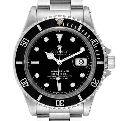 rolex black watch for men